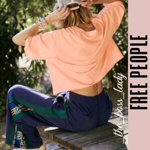 Free People wide-leg pants cotton trousers Movement activewear Small